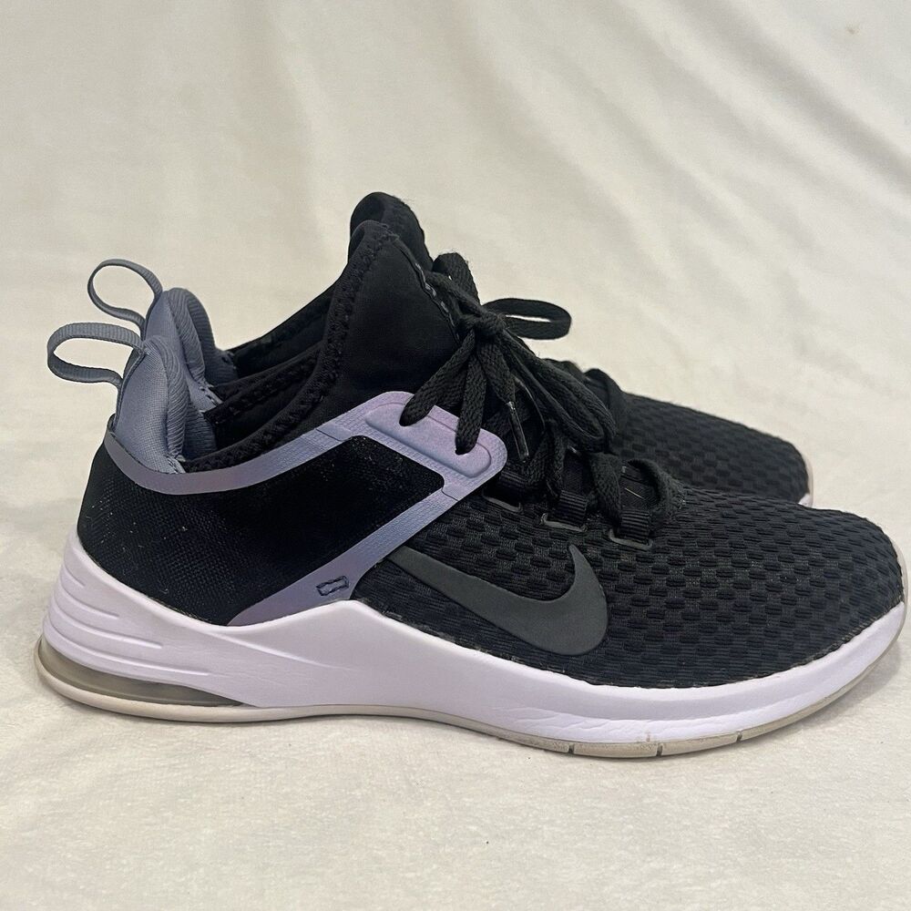 Nike Air Max Bella TR 2 Women Black Purple Gym Training Shoes Sneakers Size 7.5
